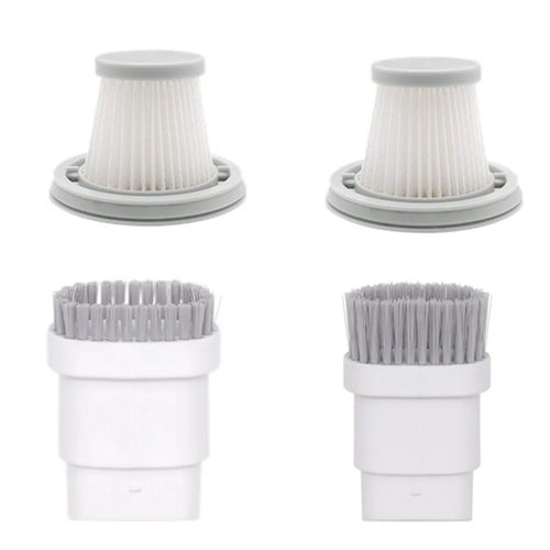 For Xiaomi Mijia Handy Vacuum Cleaner 1 Set of Long Hair + Short Hair Dust Brush + Filters Vacuum Attachment Replacement - 1