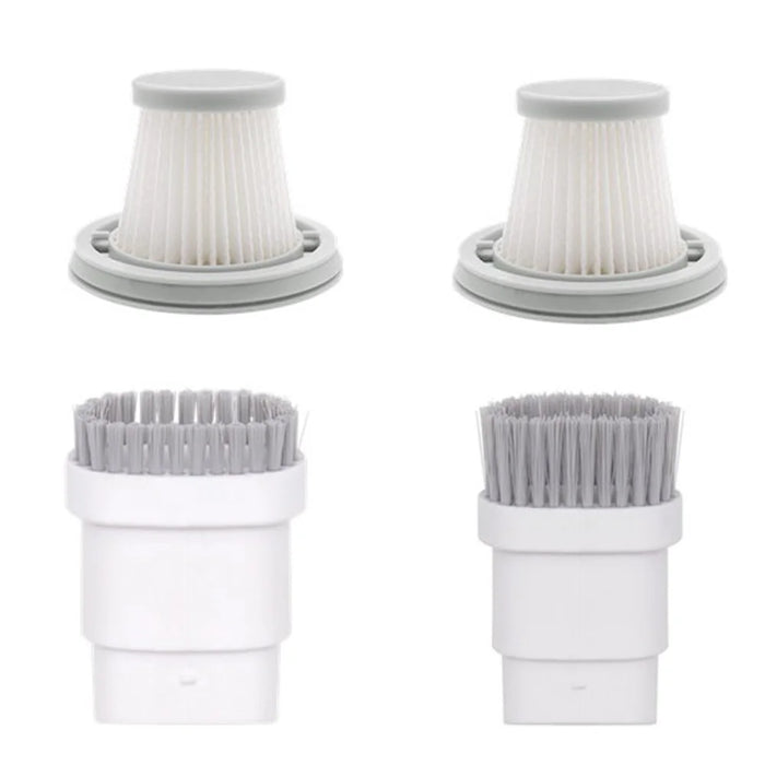 For Xiaomi Mijia Handy Vacuum Cleaner 1 Set of Long Hair + Short Hair Dust Brush + Filters Vacuum Attachment Replacement - 1