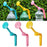 3Pcs Mixed Color Garden Tools Plastic Watering Can Long Mouth Shower Watering Can Spout - 1