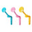 3Pcs Mixed Color Garden Tools Plastic Watering Can Long Mouth Shower Watering Can Spout - 2