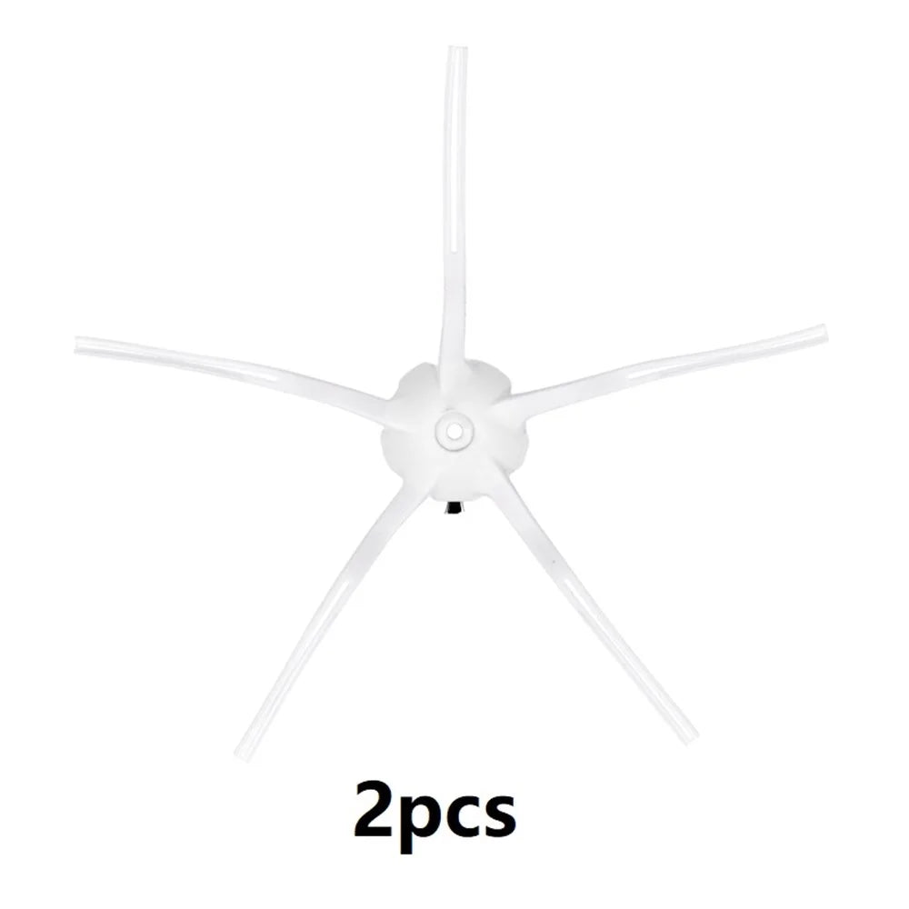 2Pcs For Roborock T7S / T7S Plus / G20 / G10 / G10S / G10S Pro / S7 / S7 MaxV Ultra / S7 MaxV Side Brush Robot Vacuum Part - White - 2