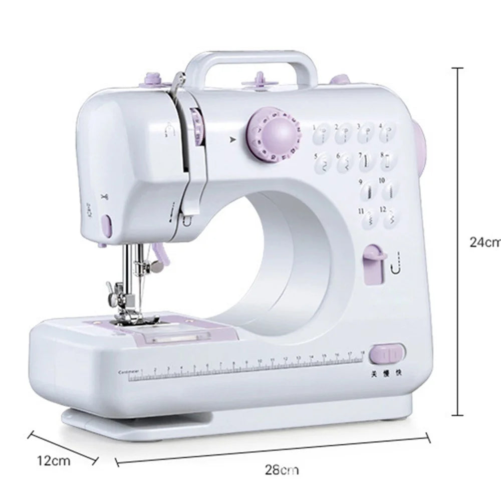 505A Home Sewing Machine Full Featured 12 Stitch Patterns Easy to Use for Beginners (English User Manual) - US Plug - 6