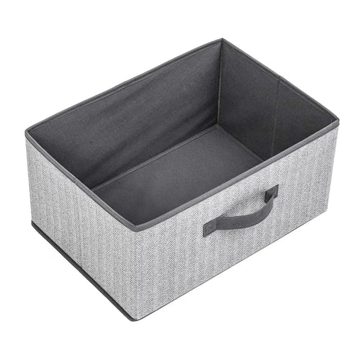 MOHO&HOME MDJ-612123 23L Multi-purpose Non-Woven Fabric Storage Box Collapsible Clothes Socks Organizer - Grey - 1