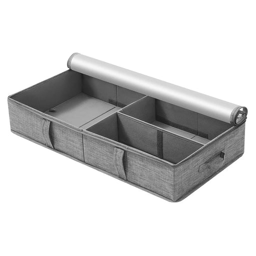 MOHO&HOME MDJ-6142 Folding Household Blankets Toy Sorting Box Under Bed Clothing Storage Bag, Transparent Cover - 2