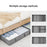MOHO&HOME MDJ-6142 Folding Household Blankets Toy Sorting Box Under Bed Clothing Storage Bag, Transparent Cover - 3