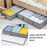 MOHO&HOME MDJ-6142 Folding Household Blankets Toy Sorting Box Under Bed Clothing Storage Bag, Transparent Cover - 4