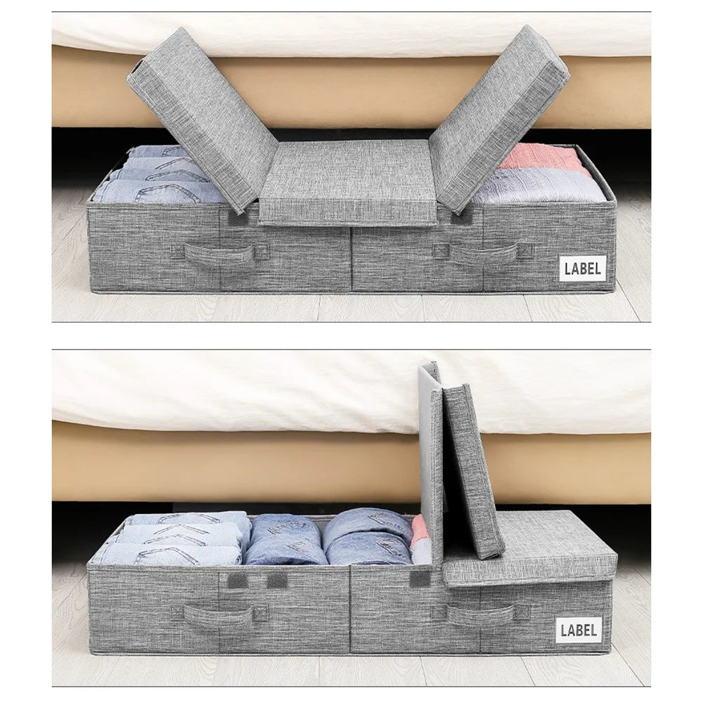 MOHO&HOME MDJ-6141 Uner Bed Clothing Storage Bag Folding Household Blankets Toy Sorting Box - 5