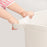 AB-019 Extra Large Dirty Clothes Blankets Toys Storage Basket Cotton Rope Round Laundry Basket - White+Pink+White - 4