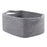 AB-096 Decorative Storage Box Woven Cotton Rope Basket for Toy, Makeup, Shampoo, Lotion, Book - Grey - 1