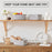 AB-096 Decorative Storage Box Woven Cotton Rope Basket for Toy, Makeup, Shampoo, Lotion, Book - Grey - 3