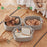 AB-096 Decorative Storage Box Woven Cotton Rope Basket for Toy, Makeup, Shampoo, Lotion, Book - Grey - 5