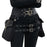 FBG003BK Crossover Waist Bag Fanny Pack PU Leather Leg Hip Pouch Casual Daypack Cosplay Costume Belt Purse - 3