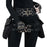 FBG003BK Crossover Waist Bag Fanny Pack PU Leather Leg Hip Pouch Casual Daypack Cosplay Costume Belt Purse - 6