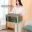 5-Sided Doors Folding PP Storage Box for Living Room (56 x 39 x 30cm, Size: L) - Green - 7