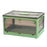 37 x 26.5 x 22cm Folding Storage Box for Home, 5-Sided Doors PP Storage Bin, Size: S - Green - 1
