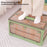 37 x 26.5 x 22cm Folding Storage Box for Home, 5-Sided Doors PP Storage Bin, Size: S - Green - 6