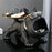 550 Big Mouth Bulldog Design Keys Storage Tray Ornament Porch Shoe Cabinet Decoration - Black - 2