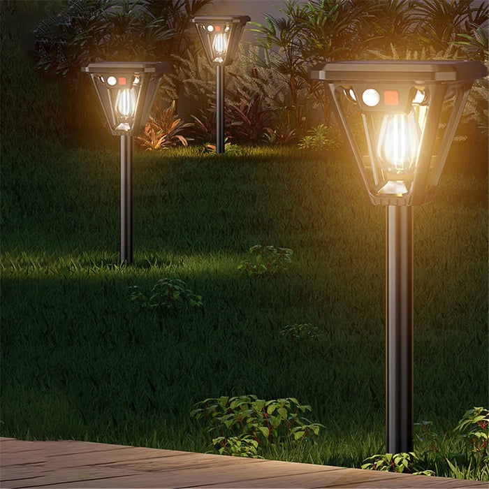 Solar Power Outdoor Waterproof Light Garden Yard Lawn Ground Inserting Tungsten Lamp - 2