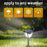 Solar Power Outdoor Waterproof Light Garden Yard Lawn Ground Inserting Tungsten Lamp - 6