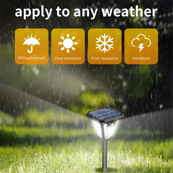 Solar Power Outdoor Waterproof Light Garden Yard Lawn Ground Inserting Tungsten Lamp - 6