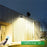 Hanging Solar Light Waterproof Garage Garden Patio LED Lamp with Remote Control - 5