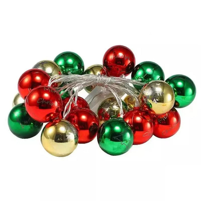 1.5m 10-LED String Light Christmas Birthday Party Festival Decorative Lamp, Battery Powered+Constant Light - Round Ball - 1