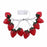 1.5m 10-LED Strawberry String Light Battery Powered Bedroom Decoration Lamp, Constant Light - 1