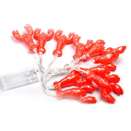 1.5m 10-LED Lobster Design String Light Battery Powered Decorative Lamp, Constant Light - 1