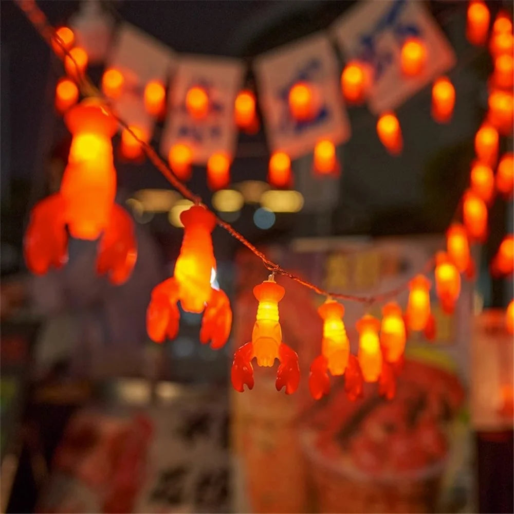 1.5m 10-LED Lobster Design String Light Battery Powered Decorative Lamp, Constant Light - 5