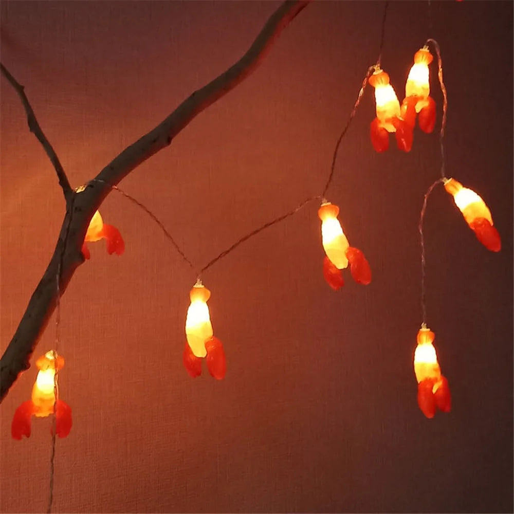 1.5m 10-LED Lobster Design String Light Battery Powered Decorative Lamp, Constant Light - 6