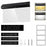 30-LED Solar Address Sign House Numbers Light with 5 Alphabet+3 Group Number+4-Grid Paper - 1