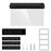 30-LED Solar Address Sign House Numbers Light with 5 Alphabet+3 Group Number+4-Grid Paper - 2
