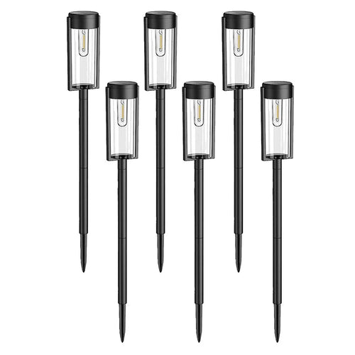 6Pcs IP65 Waterproof Solar Powered Pathway Lights Landscape Lamp for Yard Patio - 1