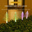 2Pcs Solar Powered Fiber Optic Christmas Tree Shape Ground Stake Light Garden Decoration - 4