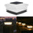 4-LED Fence Post Light Solar Powered Fence Post Cap Lamp for Deck, Patio, Garden - 1