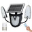 Independent Solar Panel 3-Head LED Wall Lamp PIR Human Body Sensing Villa Garden Yard Light - 1