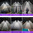 Independent Solar Panel 3-Head LED Wall Lamp PIR Human Body Sensing Villa Garden Yard Light - 7