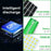 244LED Hanging Solar Light Waterproof Yard Garden Patio Human Body Sensing Light with Remote Control - 4