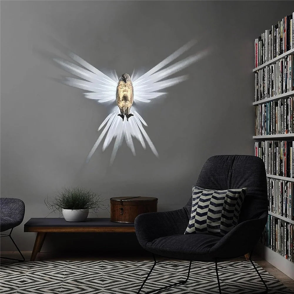 Eagle Shape Creative Wall Lamp LED Night Light Home Restaurant Bar Decoration - 4