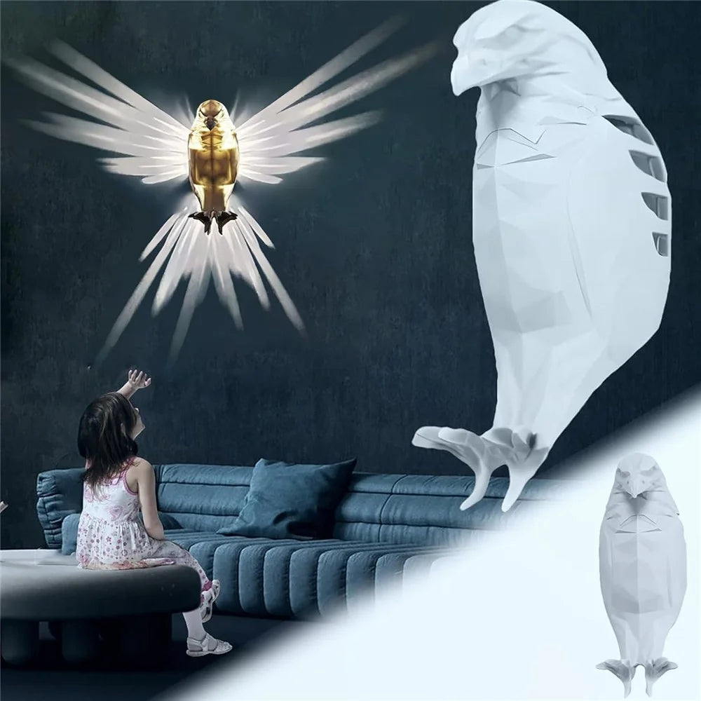 Eagle Shape Creative Wall Lamp LED Night Light Home Restaurant Bar Decoration - 5