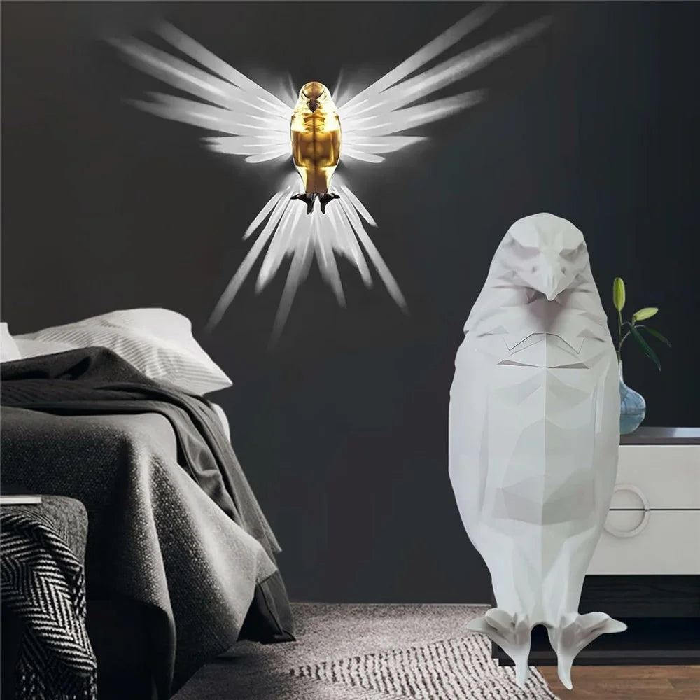 Eagle Shape Creative Wall Lamp LED Night Light Home Restaurant Bar Decoration - 6