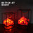 Imitation Charcoal Flame Lamp LED Decorative Light Iron Ornament Home Decoration - Style E - 2