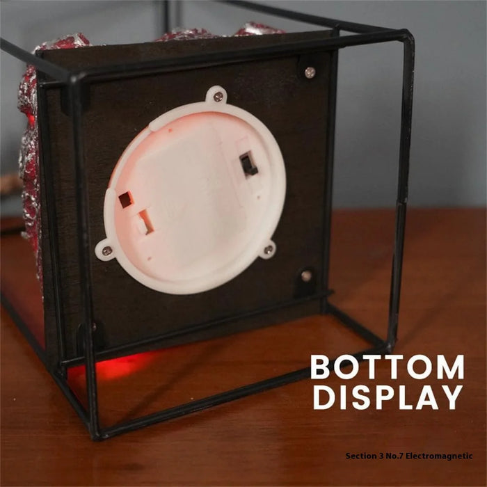 Imitation Charcoal Flame Lamp LED Decorative Light Iron Ornament Home Decoration - Style E - 4