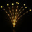 2Pcs 8-Head Solar Powered Firefly Light 2 Modes Landscape Garden Lawn Decorative Ground Light - Warm White Light - 6