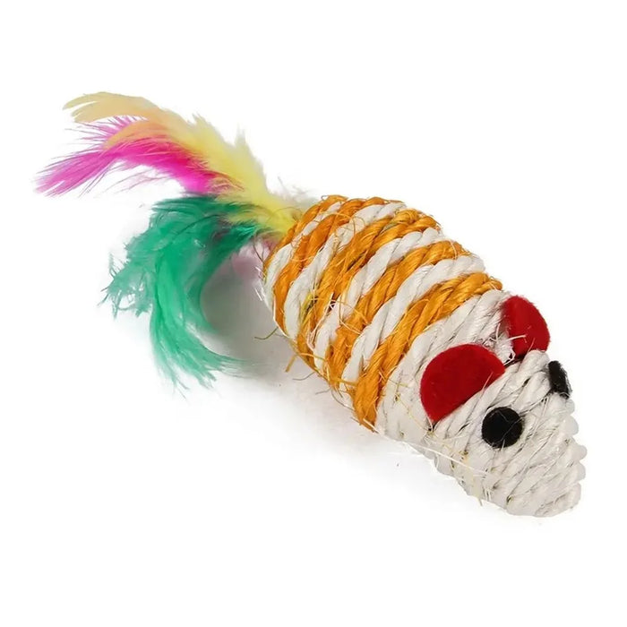 22Pcs  /  Set Cat Toys Set with T-Shaped Colorful Tunnel Interactive Cat Toy Feather Mouse Crinkle Balls - 4