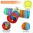 22Pcs  /  Set Cat Toys Set with T-Shaped Colorful Tunnel Interactive Cat Toy Feather Mouse Crinkle Balls - 6