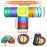 22Pcs  /  Set Cat Toys Set with T-Shaped Colorful Tunnel Interactive Cat Toy Feather Mouse Crinkle Balls - 7