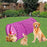 30Pcs / Set Cat Toys Set with Purple Tunnel Interactive Cat Toy Feather Fish Mouse Crinkle Balls - 3
