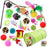 21Pcs / Set Cat Toys Set with Green Tunnel Interactive Cat Toy Feather Mouse Crinkle Balls - 1