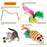 21Pcs / Set Cat Toys Set with Green Tunnel Interactive Cat Toy Feather Mouse Crinkle Balls - 4